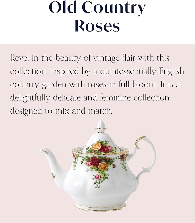 Royal Albert Old Country Roses Teapot Large