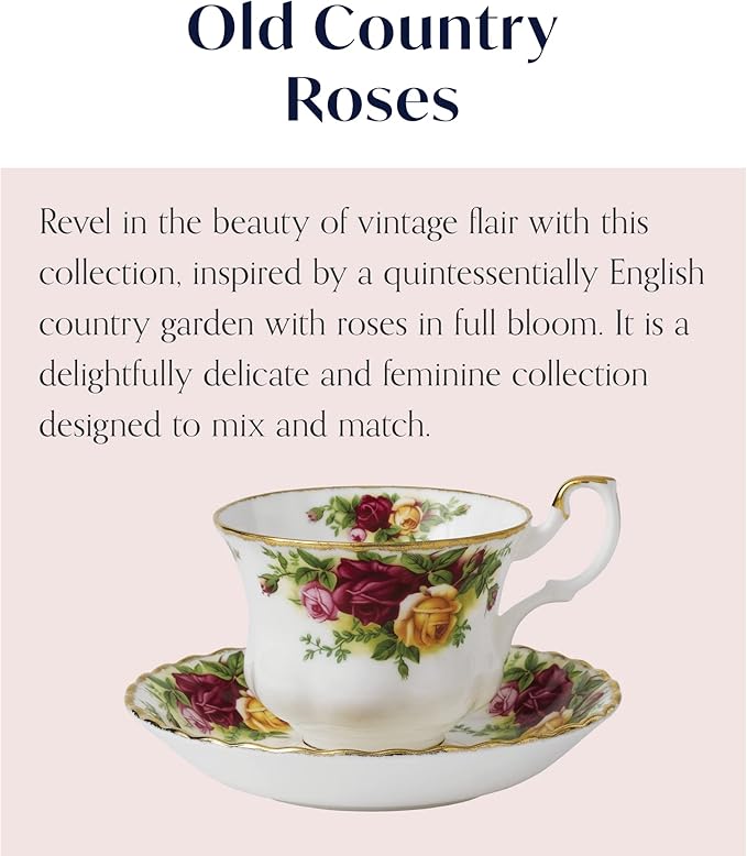 Royal Albert Old Country Roses Teacup & Saucer Set