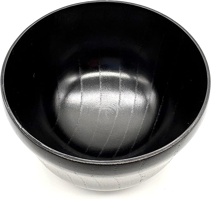 Wooden Matcha Bowl, Dishwasher Safe, Lacquered Natural Wood, Nanoparticle Coating, About 5.7 fl oz, Smaller, Made in Japan