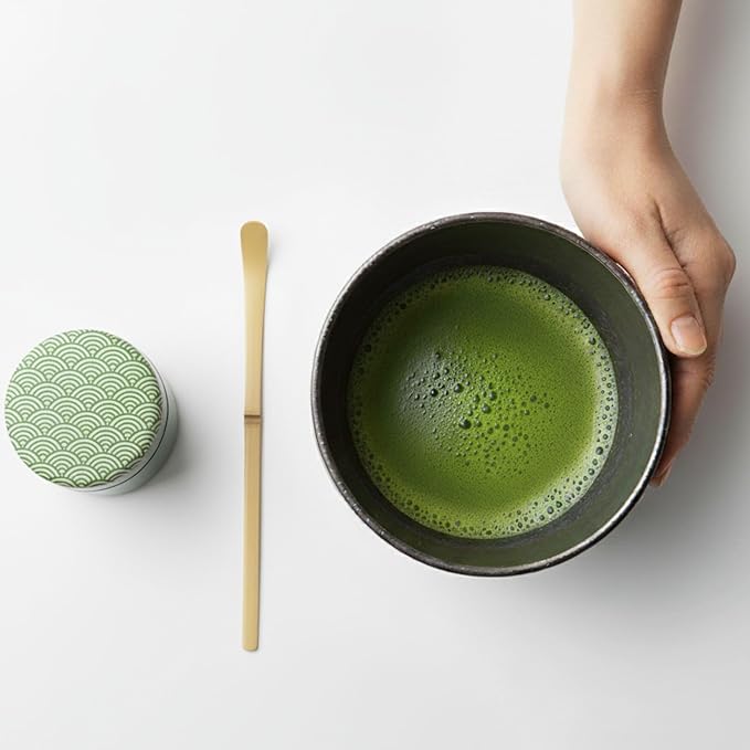 Product of Gifu Japan Ceramic Matcha Bowl – Handmade Chawan Matcha Bowl, Japanese Bowl, Smoky Bronze, 21.1 oz, 620ml