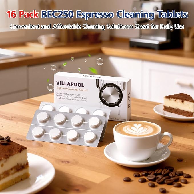 16 Pack BEC250 Espresso Cleaning Tablets Compatible with Breville Espresso Machine - Image 6