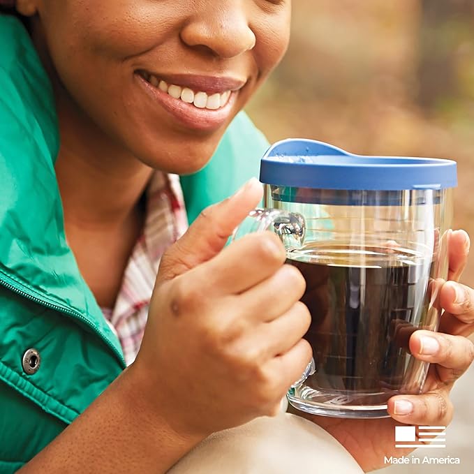 Tervis Made in USA Double Walled University of California UC Berkeley Golden Bears Insulated Tumbler Cup Keeps Drinks Cold & Hot, 16oz 2pk, Emblem