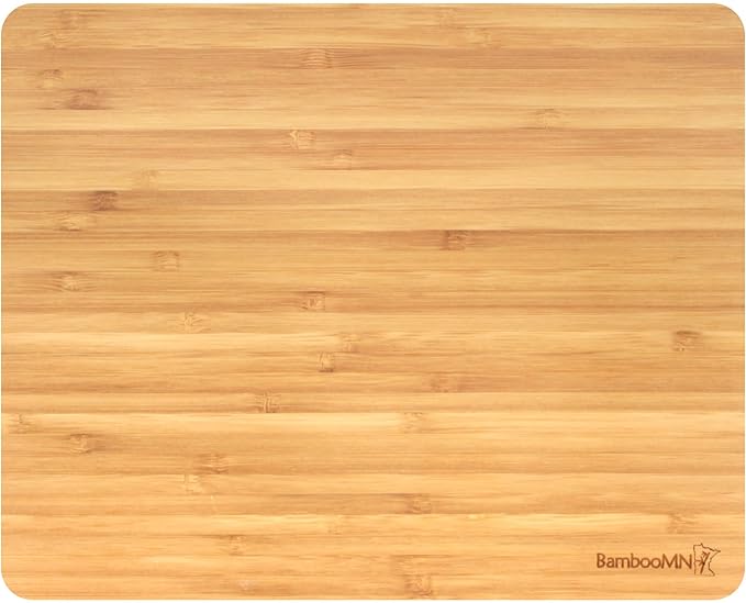 BambooMN Organic Bamboo Serving Tray, Vanity, Tea Serving, Appetizers, Snacks, Charcuterie Board, Rounded Edges, 11"x8.9"x0.6" - 30 Trays