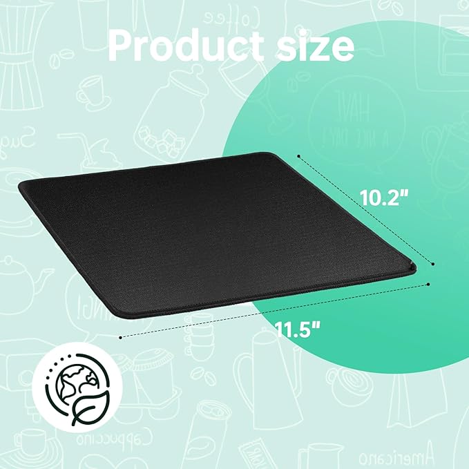 Sliding Pad for Hamilton Beach 2-Way 12 Cup Programmable Drip Hot and Iced Coffee Maker (11.5"×10.2")- Smooth Glide with Anti-Slip Base - Perfect Accessories Fit for Hamilton Beach Coffee Maker