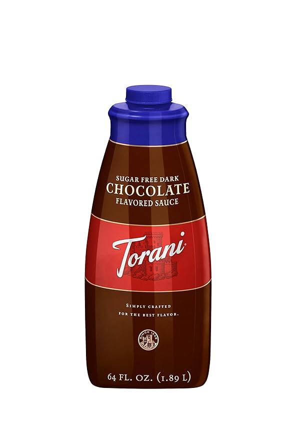 SUGER FREE DARK CHOCOLATE SAUCE 64 OZ. by Torani