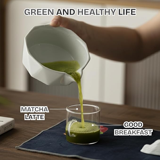 Ceremonial Matcha Kit – Japanese Matcha Whisk Set with Bowl, Bamboo Chasen, Scoop & Sifter – Traditional Matcha Making Set for Beginners