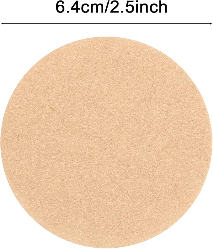 AIEX 350 pcs Unbleached Paper Coffee Filter Round Replacement Coffee Filters Fits for Aerobie for Aeropress Coffee and for Espresso Makers (6.4cm/2.5inch in diameter?