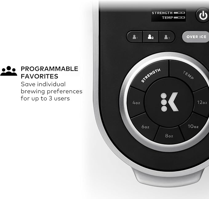 Keurig K-Supreme Plus Single Serve K-Cup Pod Coffee Maker, MultiStream Technology, Customizable Strength and Temperature Settings, Programmable, 78oz Removable Reservoir, Stainless Steel