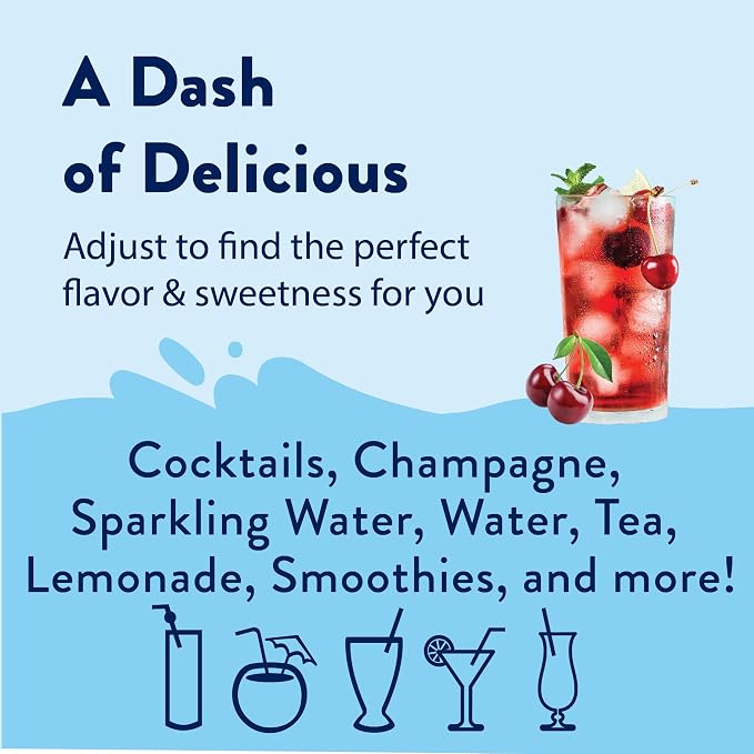 Jordan's Skinny Mixes Sugar Free Syrup, Cherry Flavor, Fruit Flavored Water Enhancer, Drink Mix for Iced Tea, Lemonade, Drinks, Low Calorie Water Flavoring, Dairy & Gluten Free, 25.4 Fl Oz, 6 Pack - Image 6