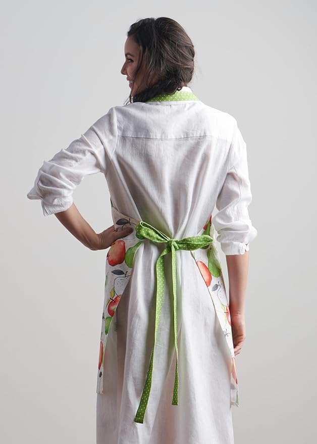 Maison d' Hermine 100% Cotton Apron for women with Pocket Kitchen Chef Apron for Men Cooking Mothers Day Gifts - Image 8