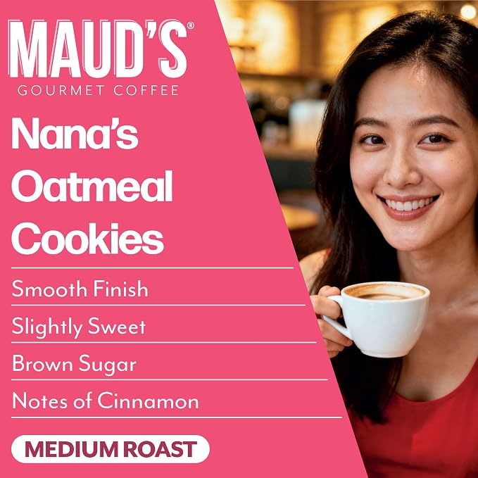 Maud’s Orange Creamsicle, Jamaican Rum Yum, Almost Biscotti & Oatmeal Cookie Flavored Coffee Pods Variety Pack, 72 ct, Medium Roast Single Serve Pods – 100% Arabica Coffee, Compatible with Keurig K Cups Maker - Image 5