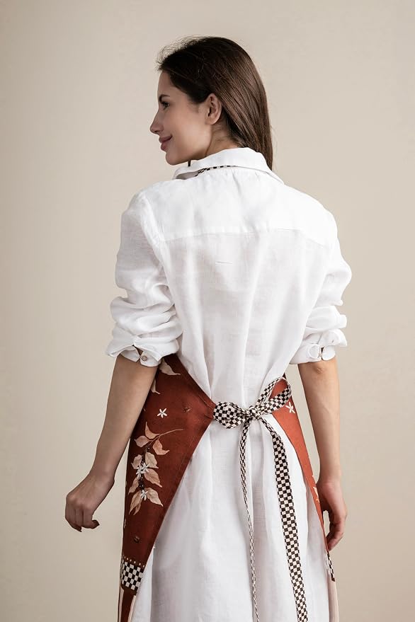 Maison d' Hermine 100% Cotton Apron for women with Pocket Kitchen Chef Apron for Men Cooking Mothers Day Gifts - Image 7