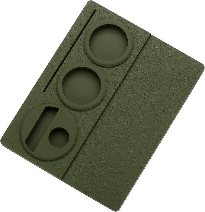 Normcore Espresso Tamping Mat, Silicone Tamper Mat, Espresso Accessories Tool for Baristas, Food Grade Non-Slip Silicone, 9.5 Inch x 7.5 Inch, Dark Green - Image 3