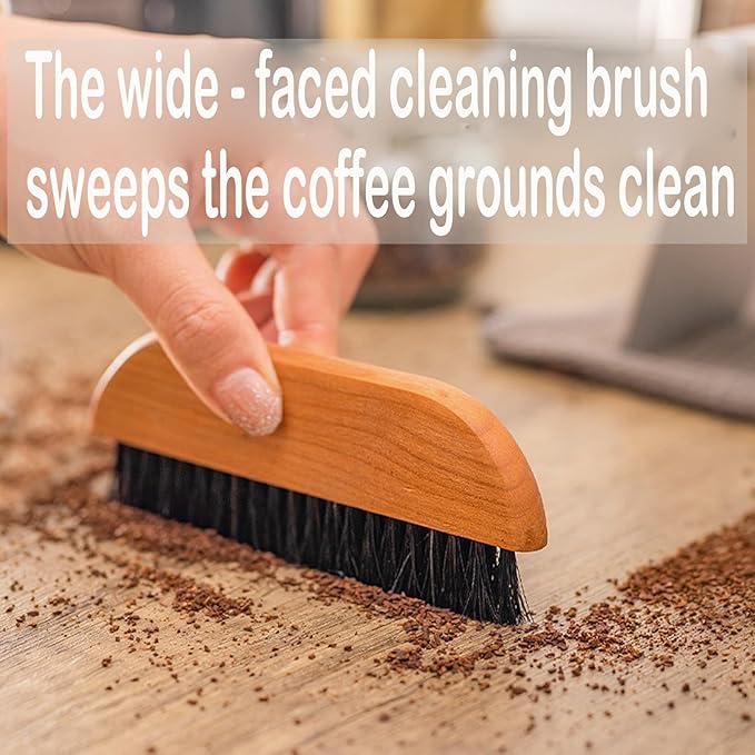 Coffee Grinder Cleaning Brush - Dusting Espresso Brush Accessories Cleaner Barista Brush Machine Cleaning Brush, Cleaner for Bean Grain Coffee Tool Barista Home Kitchen