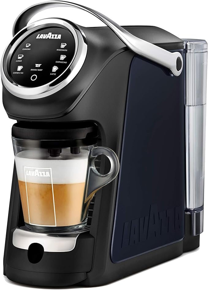 Lavazza Expert Coffee Classy Plus Single Serve ALL-IN-ONE Espresso & Coffee Brewer Machine - LB 400 - (Includes Built-in Milk Vessel/Frother)