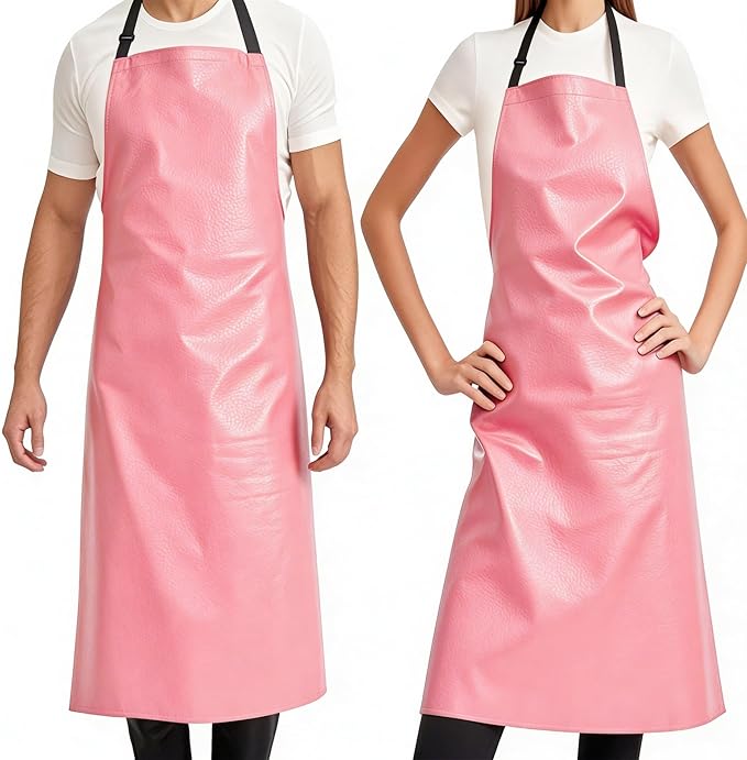 GoldPig Heavy-Duty Waterproof Apron, Chemical Resistant Rubber Vinyl for Industrial, Lab, Kitchen, Butcher & Grilling (40")