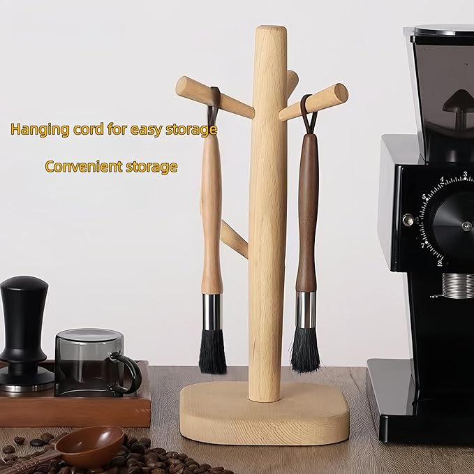 3-Pack Coffee Machine Cleaning Brush, Grinder Cleaning Accessories for Home Kitchen and Barista