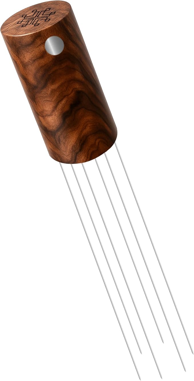WDT Tool Espresso Stirrers - Coffee Distributor Barista Tools - Espresso Needle Distribution Tool for Coffee Accessories Kit - Walnut Wood Gifts for Coffee Lovers by Unknown