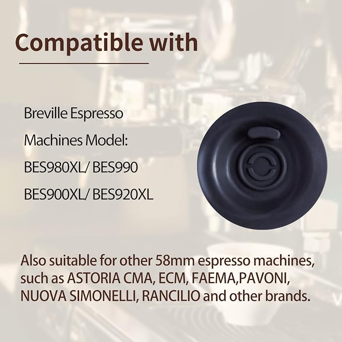 58mm Espresso Backflush Cleaning Disc For Breville Espresso Machines BES980XL/ BES990/ BES900XL/ BES920XL (2 Pack) - Image 3