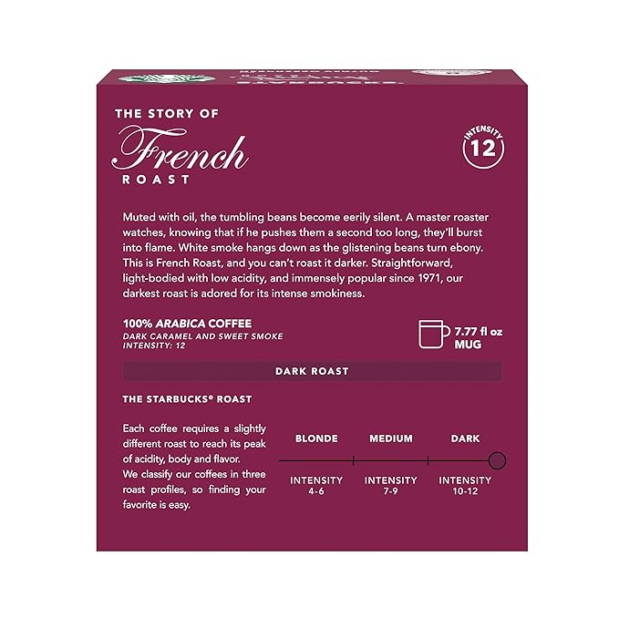 Starbucks by Nespresso Vertuo, French Roast, Dark Roast Coffee, 32-count Coffee Pods, Brews 7.8 oz.