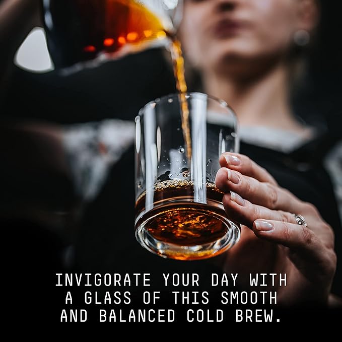 Stone Street Cold Brew Coffee, Low Acid, 100% Arabica, Gourmet Coffee - Strong & Smooth Blend, Coarse Ground, Dark Roast, Colombian Single Origin, 5 LB