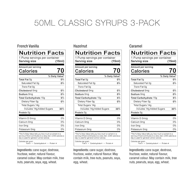 Amoretti - Classic Syrups 3 Pack - 25.4 Fl oz (Pack of 3)