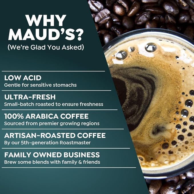 Maud's Kona Coffee Pods, 100 ct, Medium Roast Coffee in Single Serve Pods – 100% Arabica Coffee, Compatible with Keurig K Cups Maker - Image 4