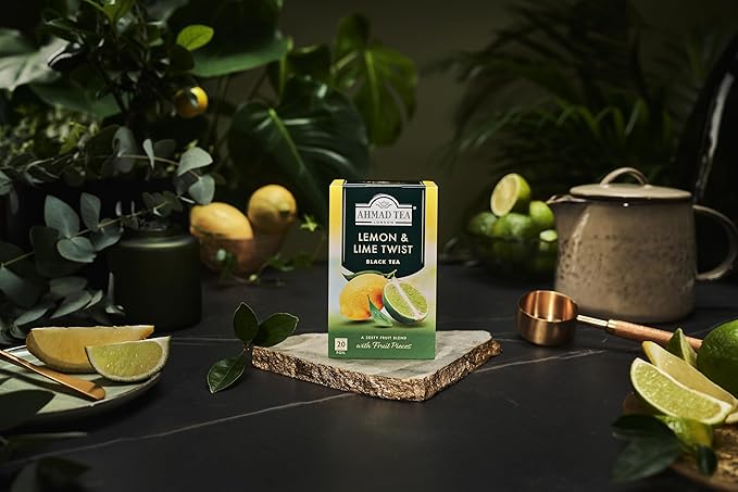 Ahmad Teas - Lemon & Lime Black Tea 1.4oz - 20 Tea Bags