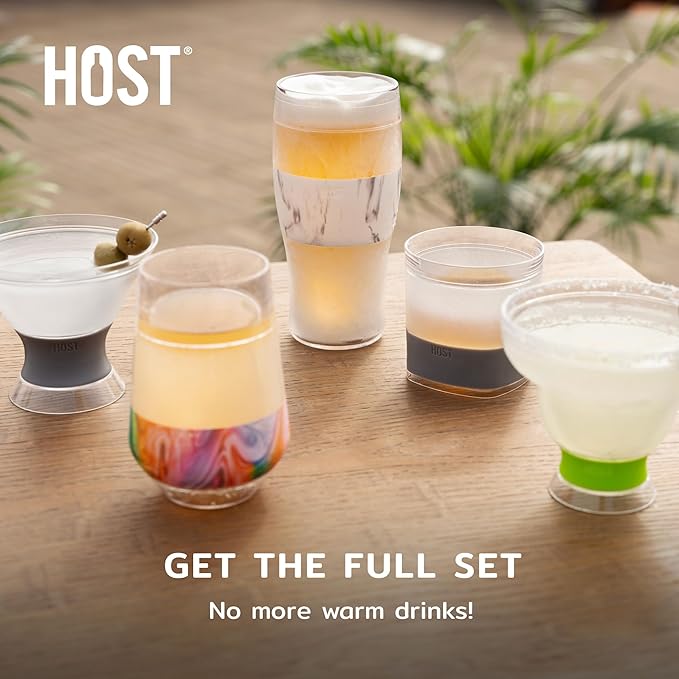 Host Freeze XL Wine Glass Cooling Cup, Double Walled Insulated Freezable Drink Chilling Tumbler for Aperol Spritz 12 Ounces
