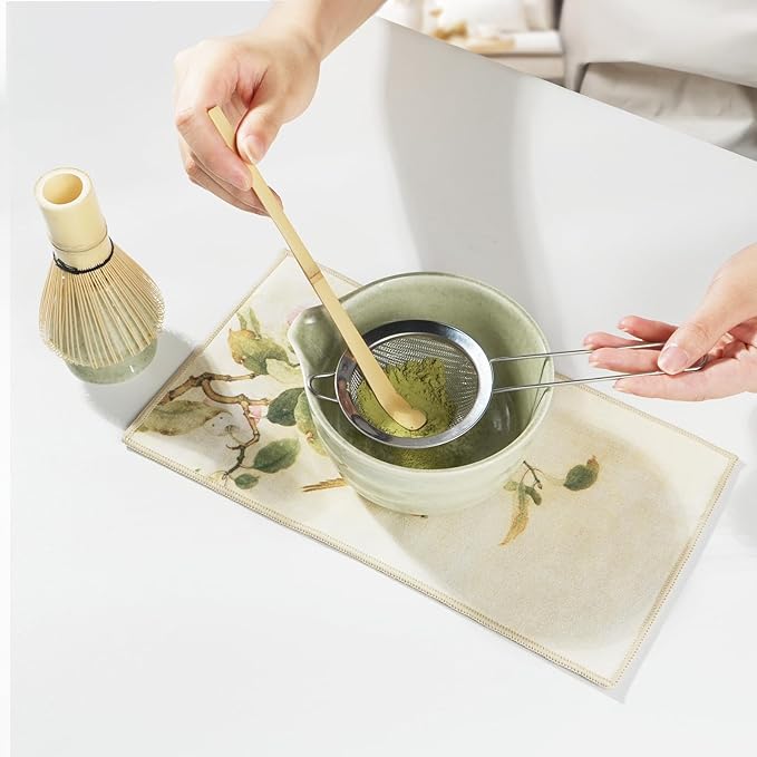 Matcha Whisk Set, 8 PCS Matcha Bowl Set with Whisk and Tea Scoop - Traditional Matcha Kit for Authentic Matcha Preparation, Perfect for Gift