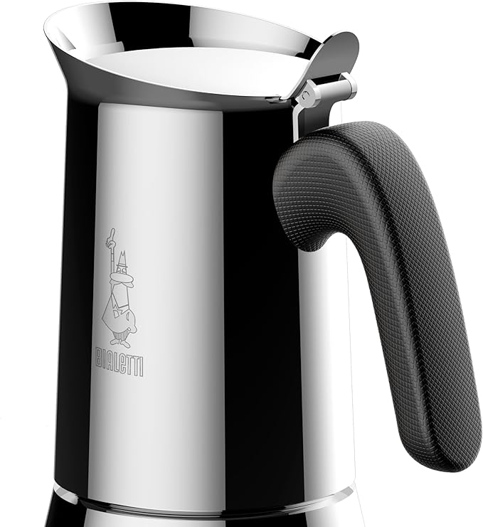 Bialetti Elegance Venus Induction 10 Cup Stainless Steel Espresso Maker