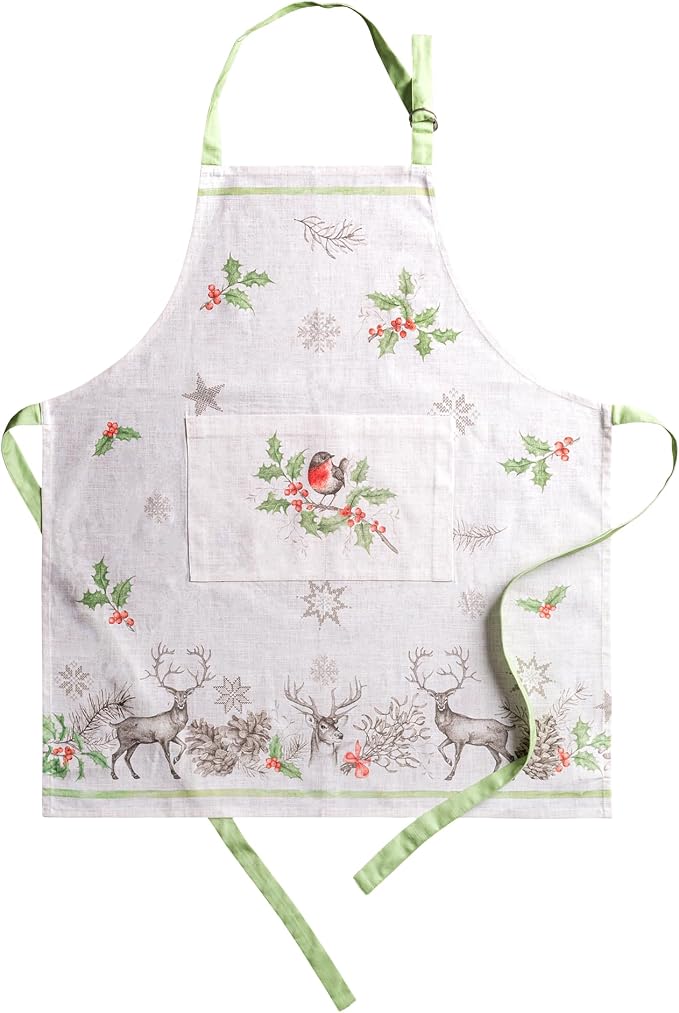 Maison d' Hermine 100% Cotton Apron for women with Pocket Kitchen Chef Apron for Men Cooking Mothers Day Gifts by MaisondHermine