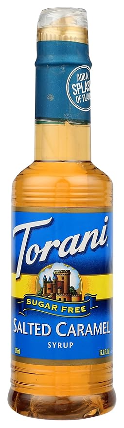 Torani Sugar Free Salted Caramel Syrup, 12.7 fl oz by Torani