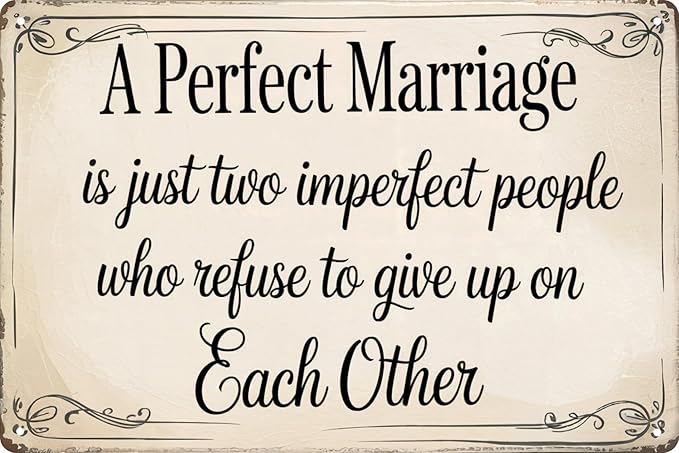 Marriage Room Funny Retro Metal Tin Signs Wall Decor 12x8 in by WSUPBPR