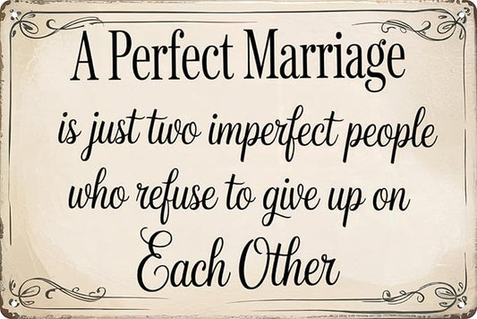 Marriage Room Funny Retro Metal Tin Signs Wall Decor 12x8 in by WSUPBPR