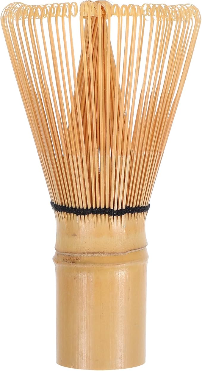 Matcha Whisk Traditional Japanese Tea Ceremony Tool Matcha Stirring Mixer with 80 Prongs for Home Tea Making Accessories