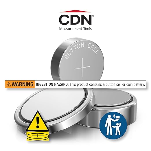 CDN Waterproof Instant Read Digital Thermometer | NSF Certified | ProAccurate® | 5" Stem with Protective Sheath | For Meat, Poultry, Candy | Easy One-Button Operation | DT392