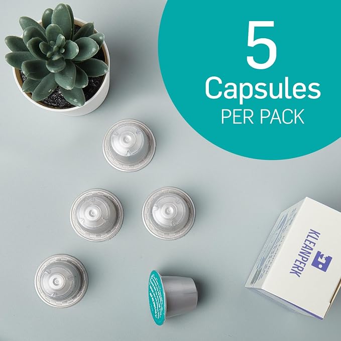 5 Cleaning Pods I Compatible With Nespresso Original Line Machines I Cleaning Kit for Better Tasting Coffee I Coffee Machine Cleaner I Easy and Safe to Use - Image 3