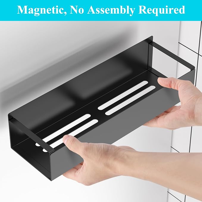 HuggieGems Metal Magnetic Water Bottle Holder for Refrigerator, Cup Holder Organizer for Stanley and Tumbler for Kitchen, 3 Pack, Jet Black - Image 3