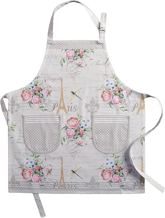 Maison d' Hermine 100% Cotton Apron for women with Pocket Kitchen Chef Apron for Men Cooking Mothers Day Gifts by MaisondHermine