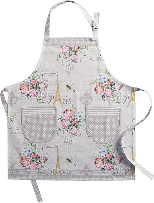 Maison d' Hermine 100% Cotton Apron for women with Pocket Kitchen Chef Apron for Men Cooking Mothers Day Gifts by MaisondHermine