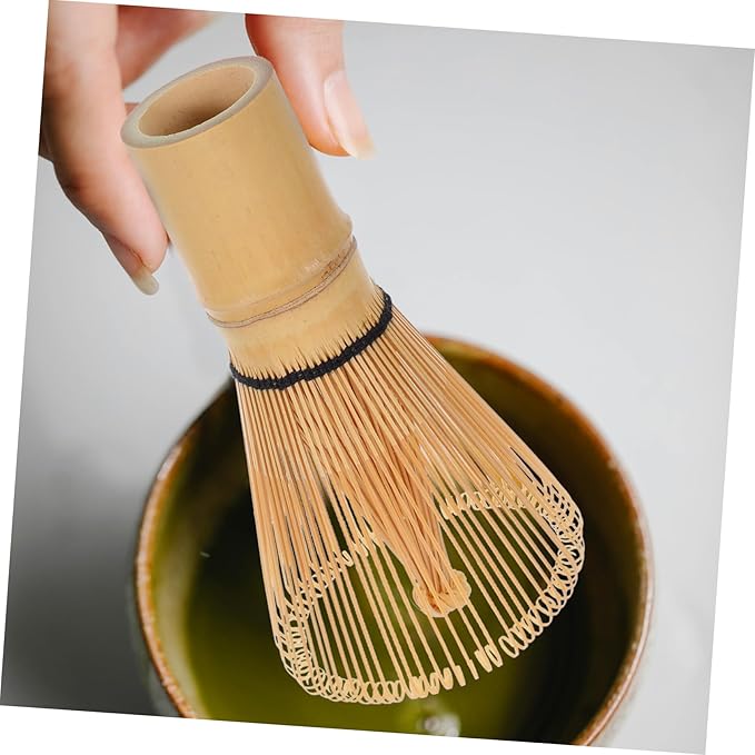 Cabilock 80pieces Matcha Bamboo Whisk Traditional Japanese Chasen Tool for Authentic Tea Ceremony Natural Bamboo Construction Easy to Clean for Matcha Preparation
