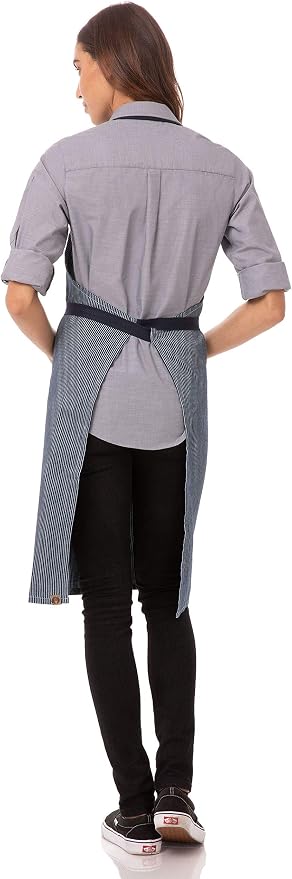Chef Works Unisex Portland Kitchen Apron, Indigo Blue, One Size - Image 2