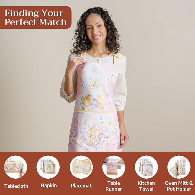 Maison d' Hermine 100% Cotton Apron for women with Pocket Kitchen Chef Apron for Men Cooking Mothers Day Gifts - Image 4