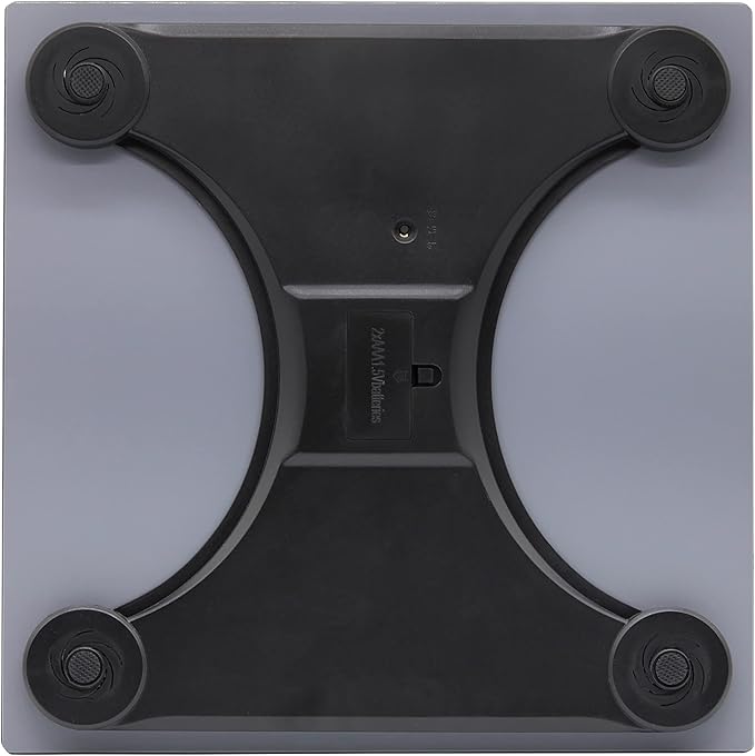 Taylor Digital Scales for Body Weight, 400 LB Capacity, Unique Blue LCD, Auto on and Off Scale, 11.8 x 11.8Inches, Stainless Steel