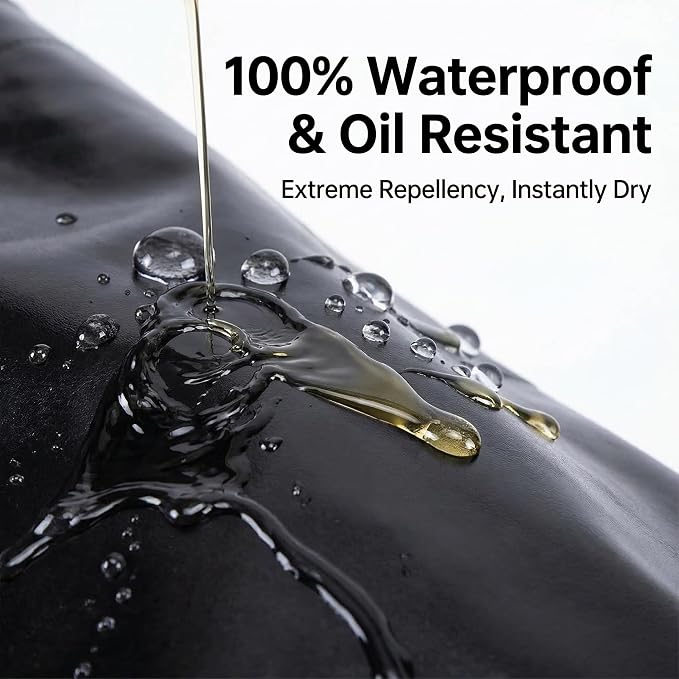 Homsolver Heavy Duty Vinyl Waterproof Apron for Unisex Adult, Ultra Lightweight, Chemical Resistant Industrial Work Apron - Image 4