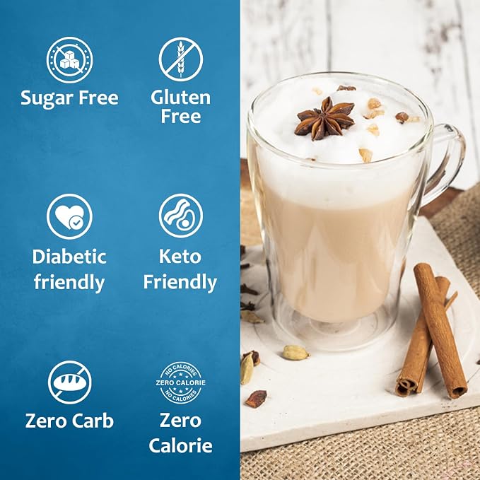 Syruvia Sugar Free Chai Tea Flavored Syrup for Coffee, Drinks, Lattes, and Desserts – 25.4 fl oz, With Pump - Image 4