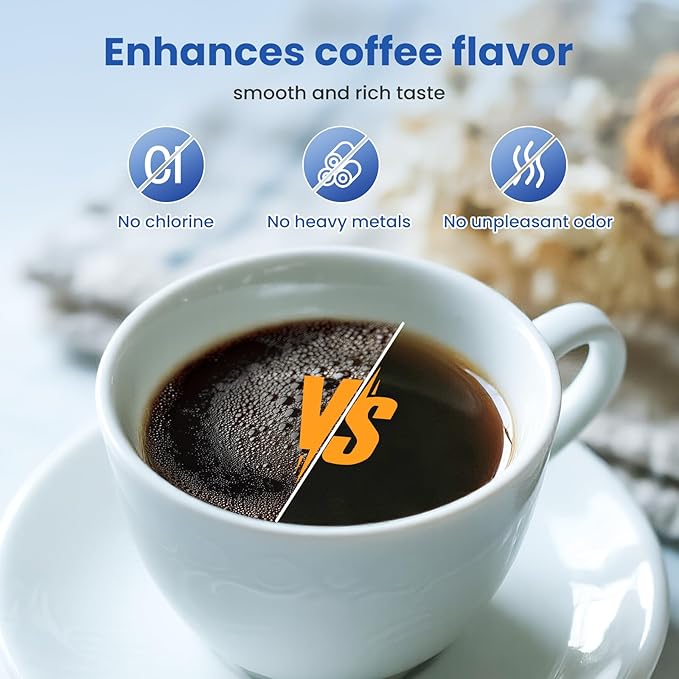 Coffee Machine Filter Compatible with Philips AquaClean Water filter 3200 Espresso Machine Filter for Fully Automatic Coffee Machines Dedicated Anti-Lime Scale Water (CA6903) (4 Pack)