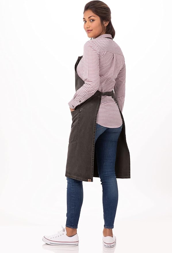 Chef Works Unisex Dorset Bib Apron - Image 2