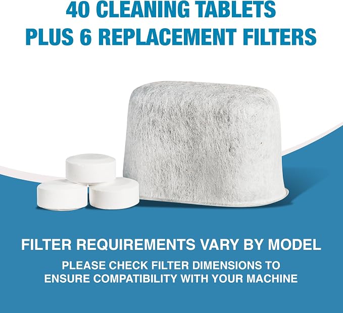 CleanEspresso - Designed For Breville Cleaning Kit - 40 Cleaning Tablets and 6 Water Filters for Breville Espresso Machines - 2g Espresso Machine Tablets - Image 5